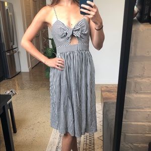 Zara sundress! Navy & white striped.